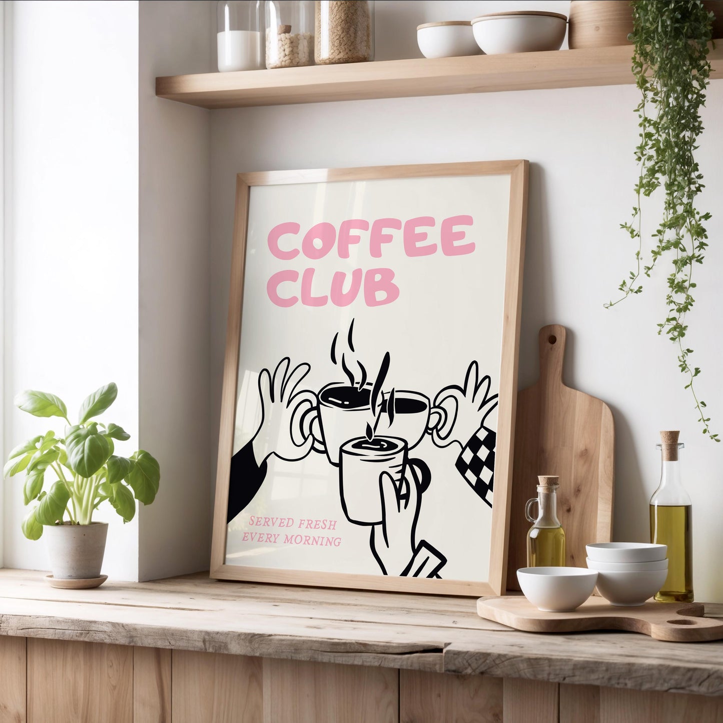 Coffee Club Print | UNFRAMED PRINT