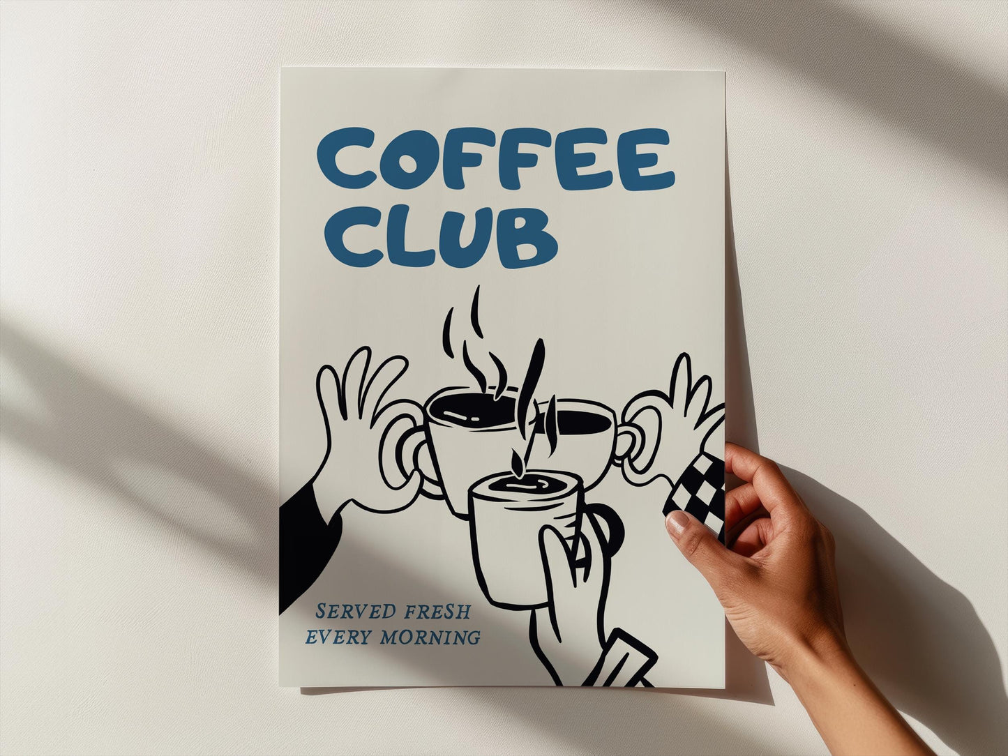 Coffee Club Print | UNFRAMED PRINT