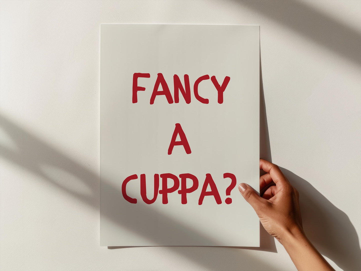 Fancy a Cuppa? | UNFRAMED PRINT
