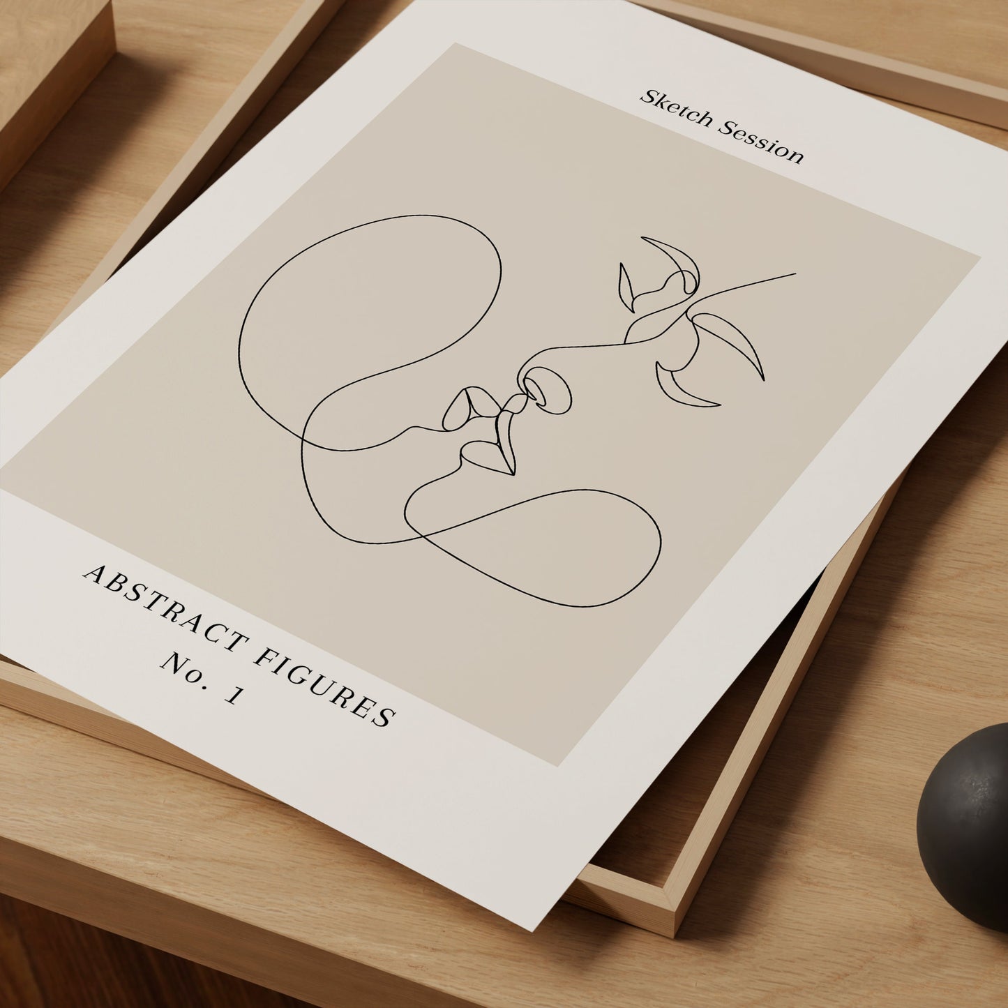 Minimalist Wall art | Set of 2 | UNFRAMED PRINTS