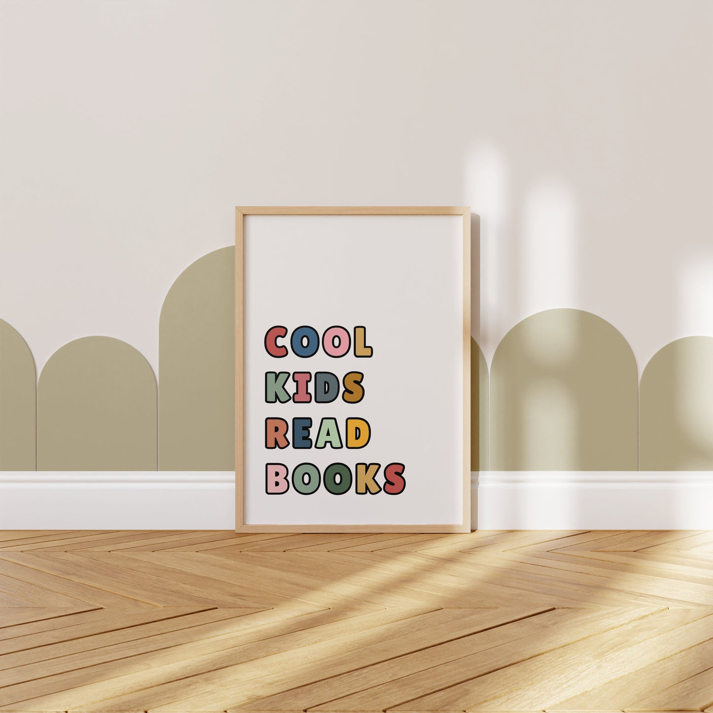 Cool kids read books | UNFRAMED PRINT