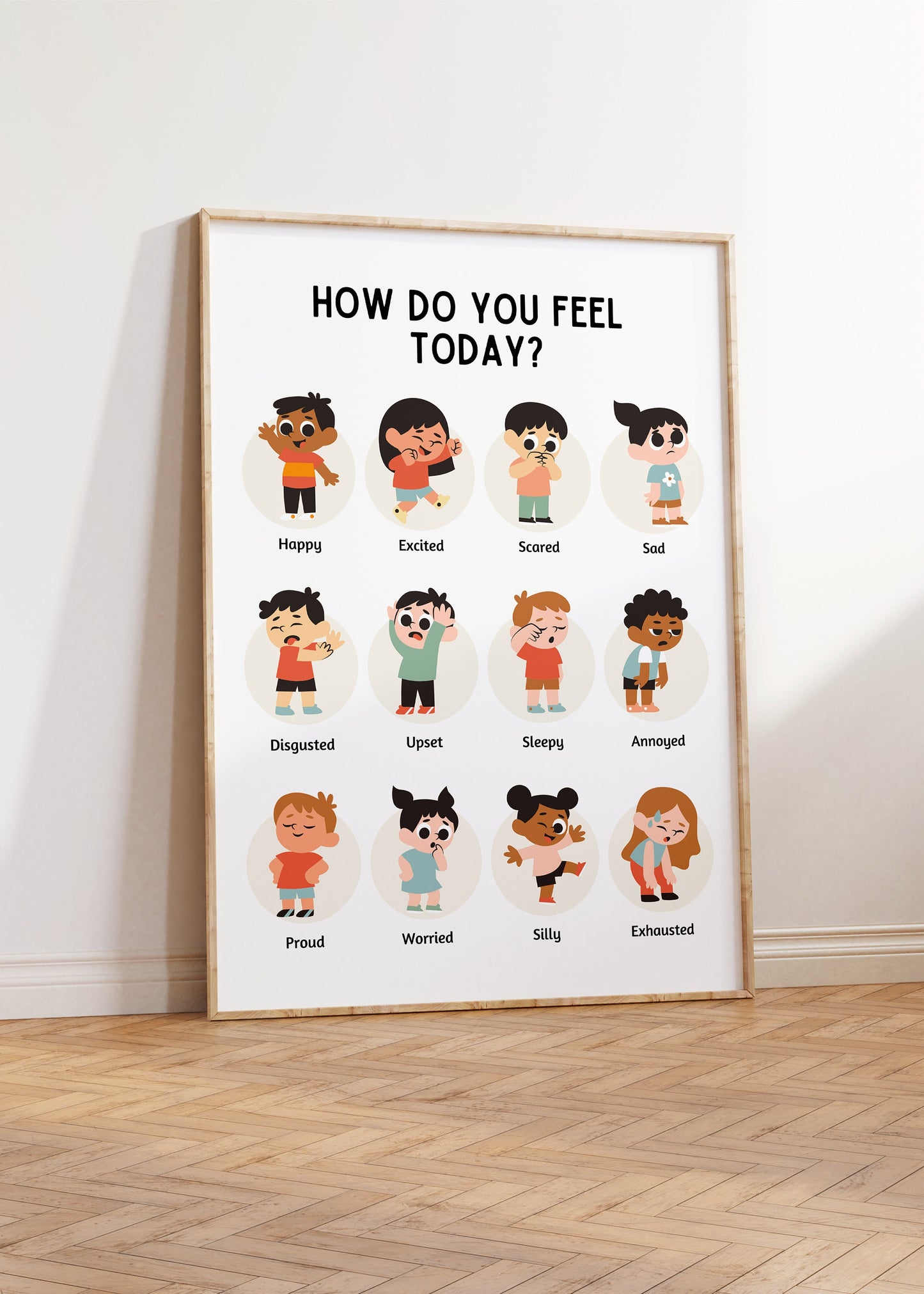 Set Of 6 Educational Prints | UNFRAMED PRINTS