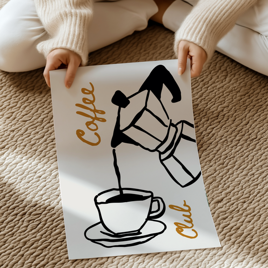 Coffee club | UNFRAMED PRINT