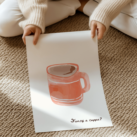 Fancy a cuppa? | UNFRAMED PRINT