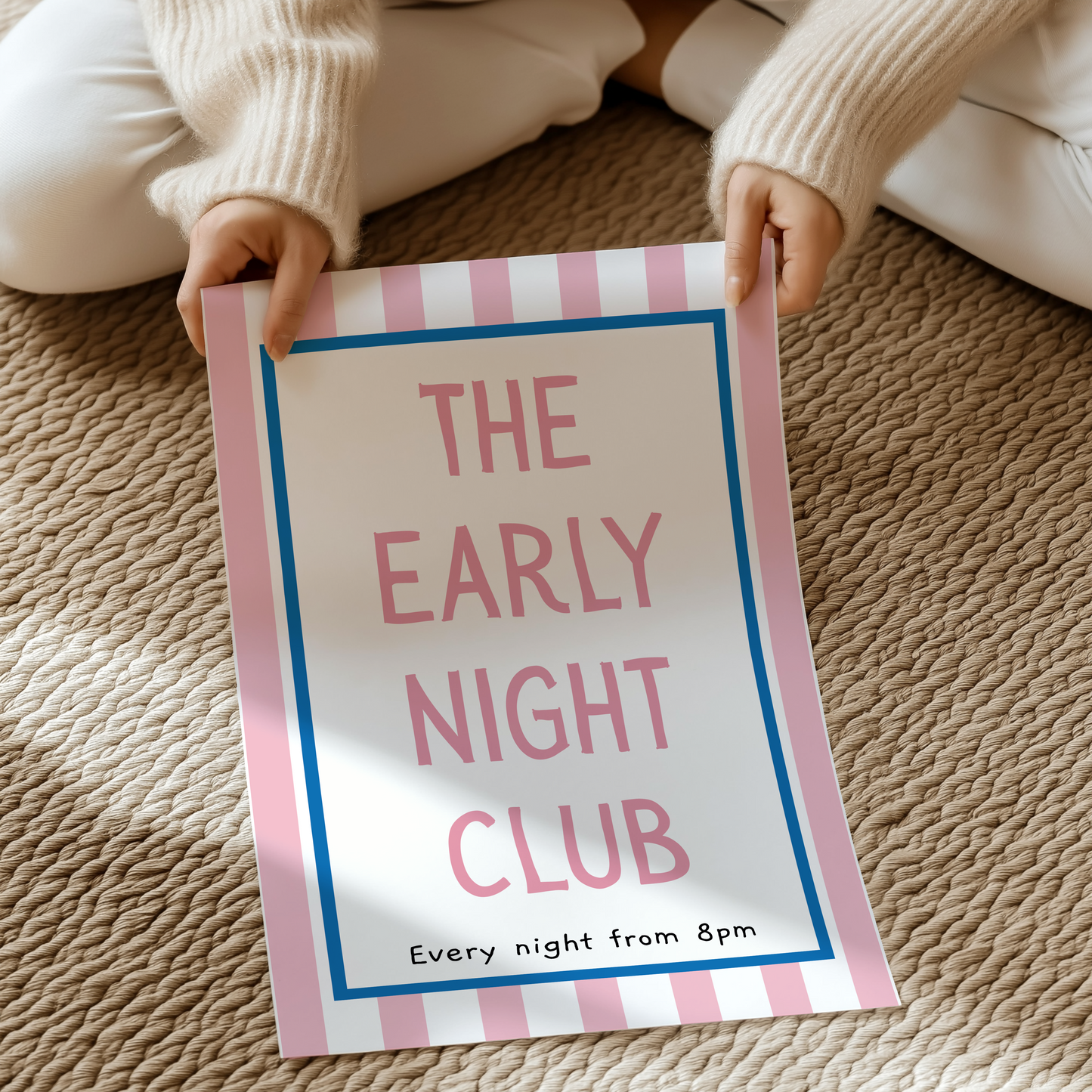 The early night club. Every night from 8pm | UNFRAMED PRINT