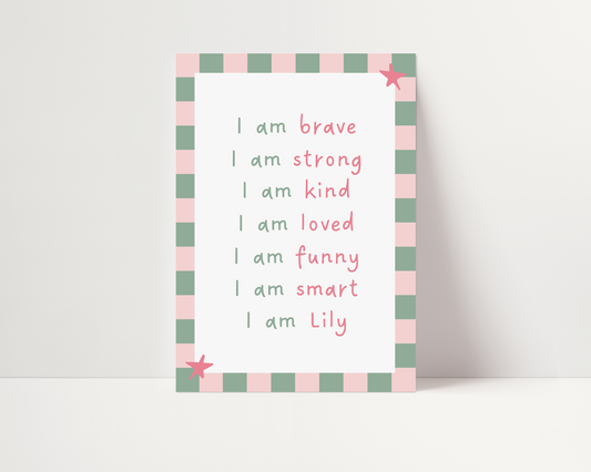Set of affirmation prints (Unframed prints)