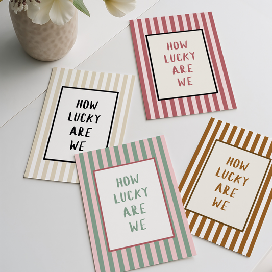 (IM'PERFECTS) How lucky are we | UNFRAMED PRINT
