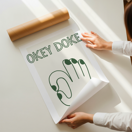 Okey Doke | UNFRAMED PRINT