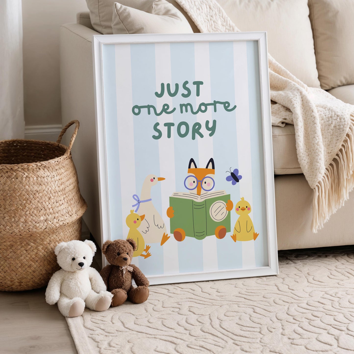 Just one more story | UNFRAMED PRINT