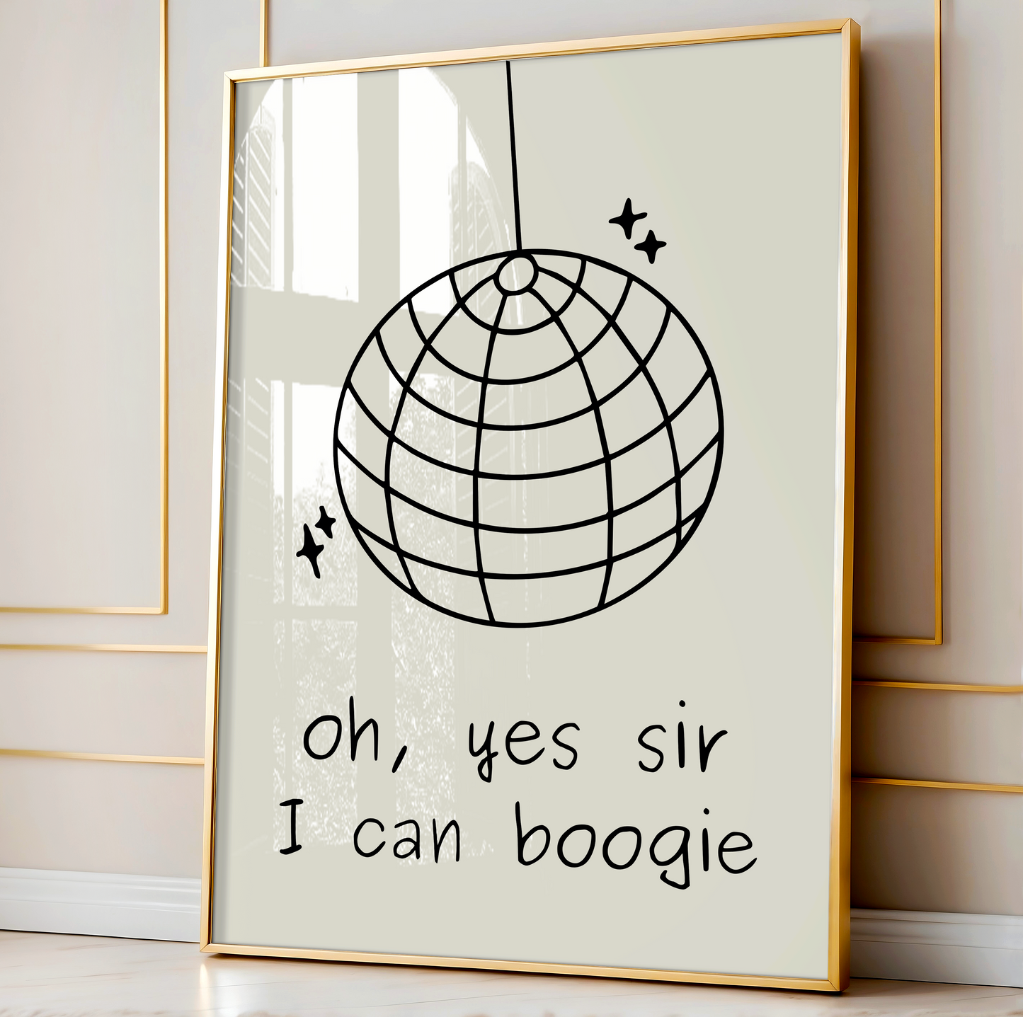 Oh, yes sir I can Boogie | UNFRAMED PRINT