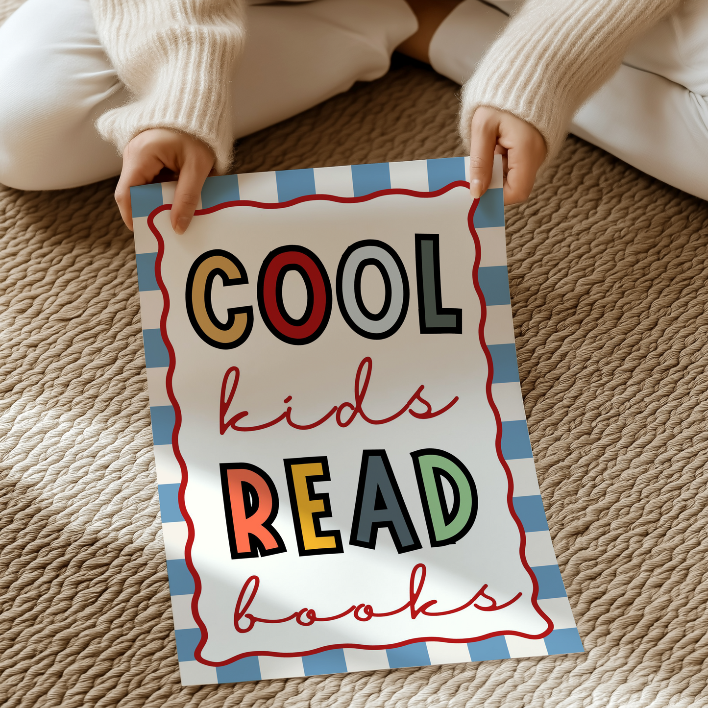 Cool kids read books | UNFRAMED PRINT