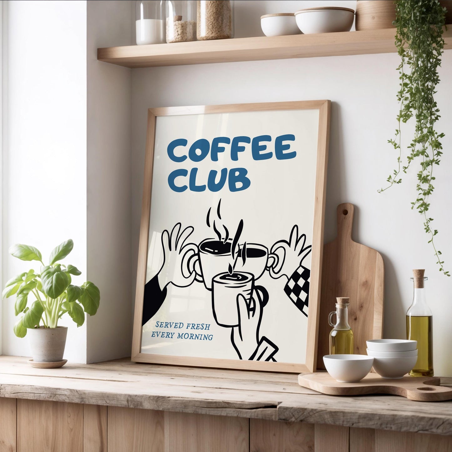 Coffee Club Print | UNFRAMED PRINT