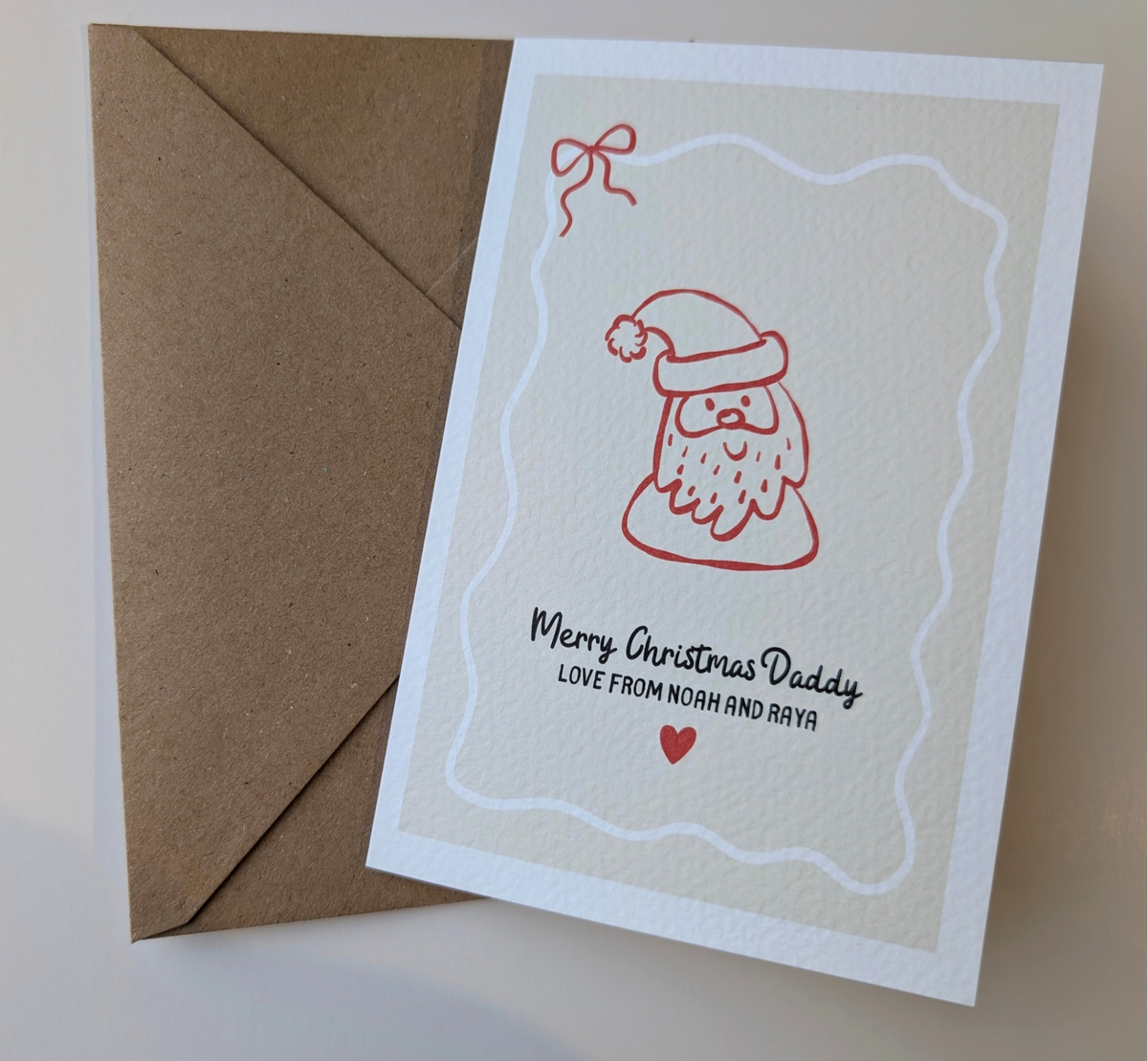 Merry Christmas Daddy, greeting card
