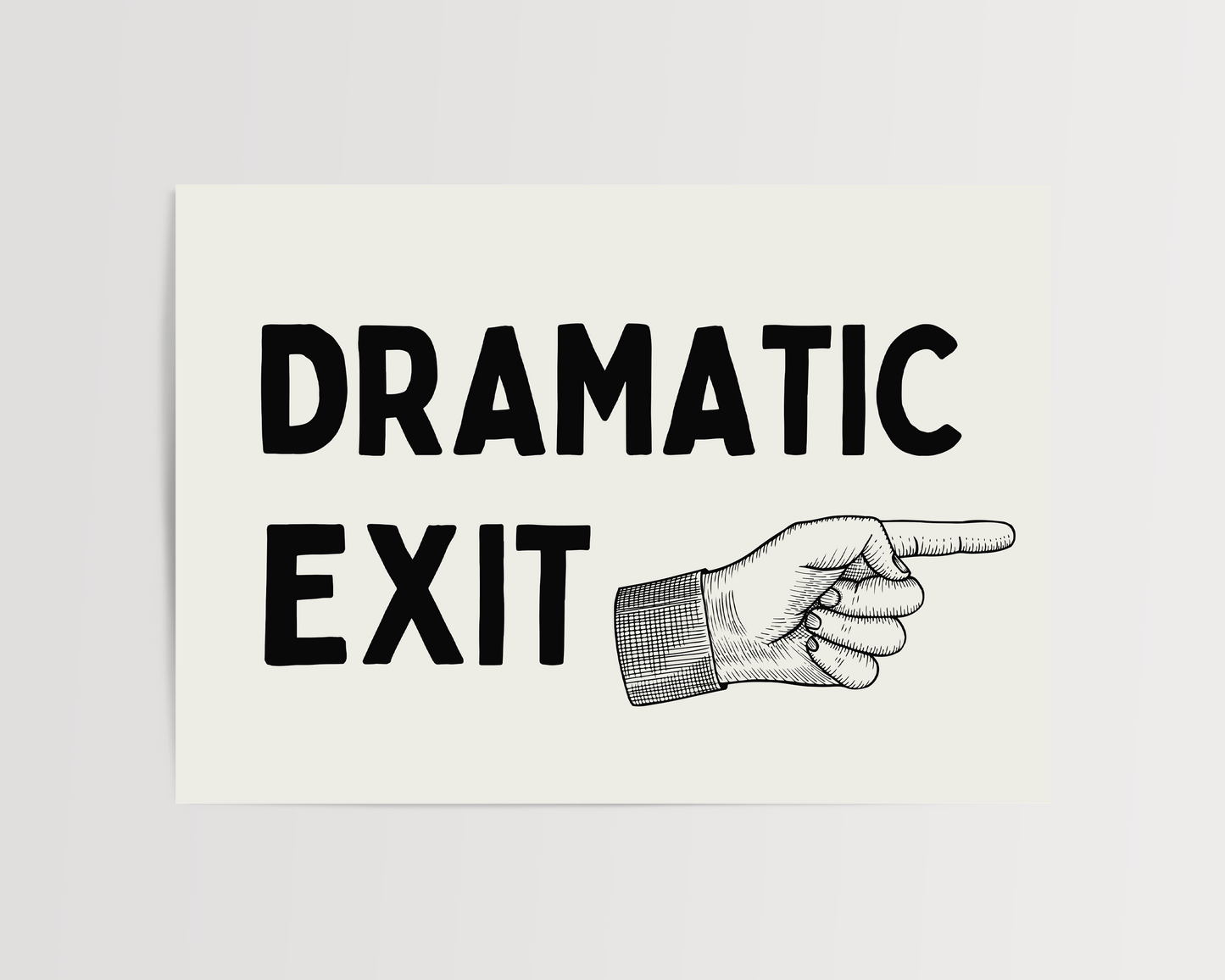 Dramatic exit | UNFRAMED PRINT | Landscape