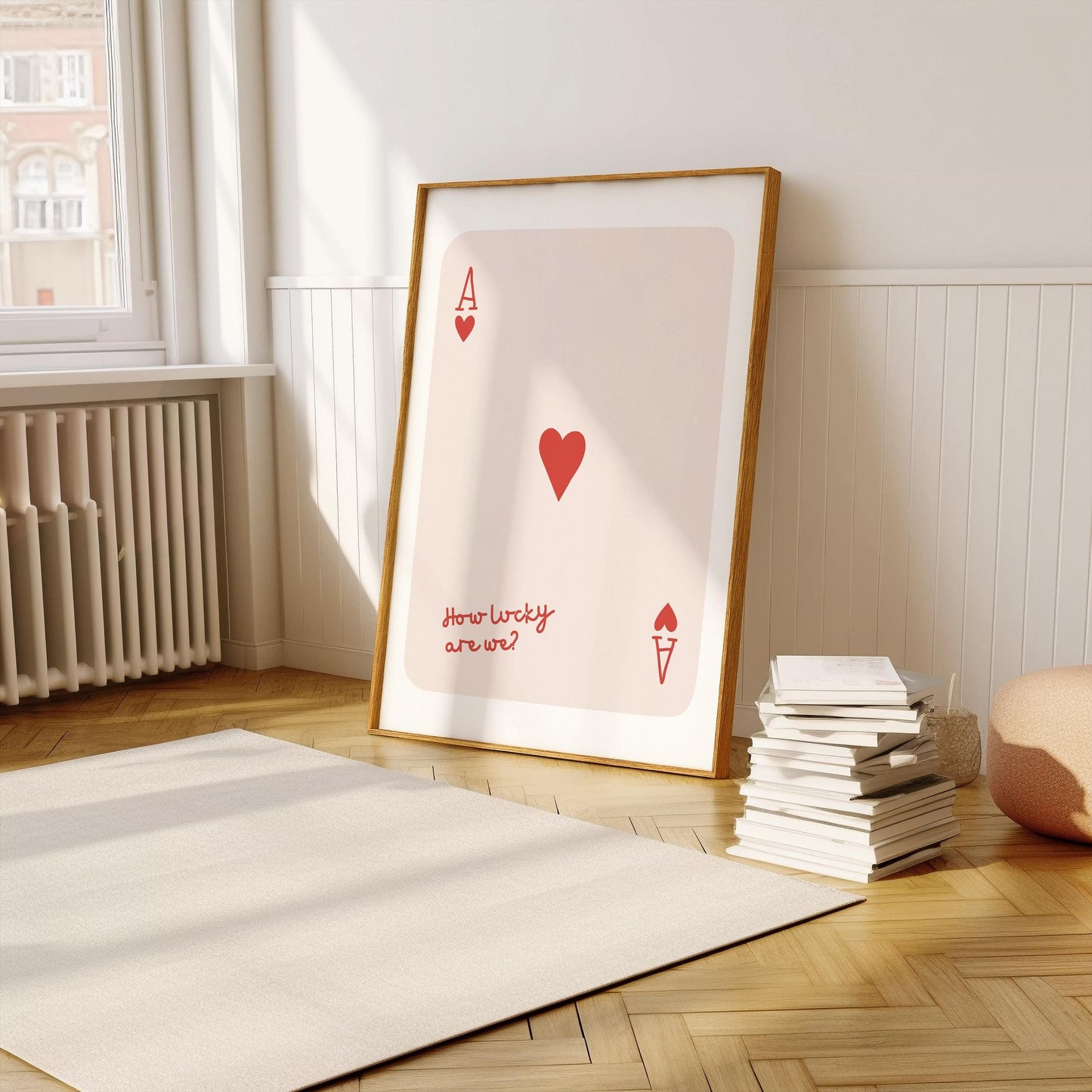 How lucky are we | UNFRAMED PRINT