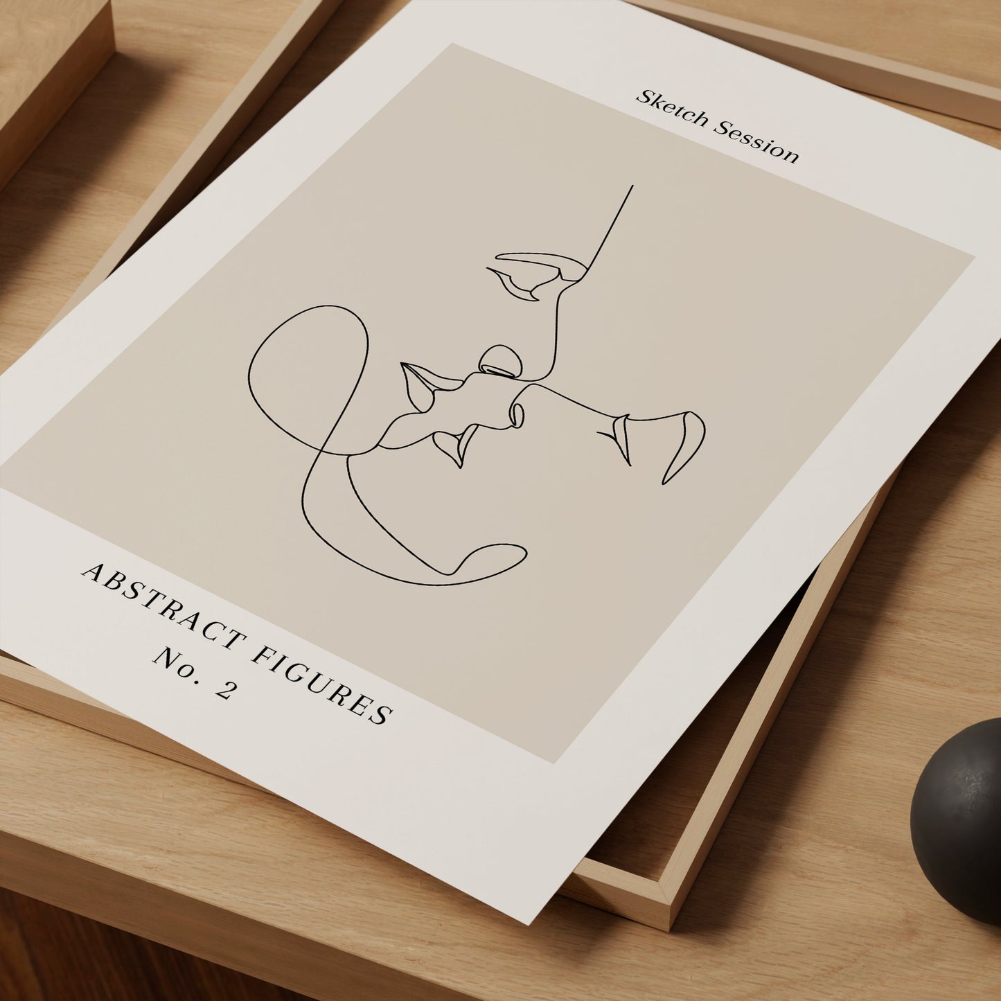 Minimalist Wall art | Set of 2 | UNFRAMED PRINTS
