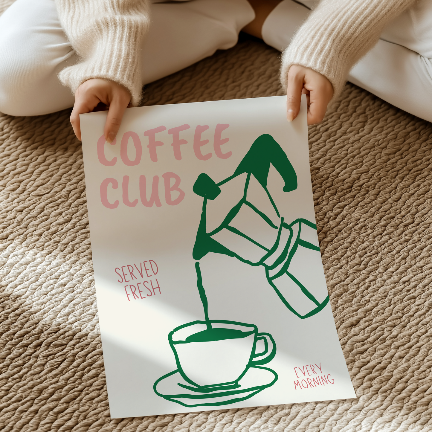 Coffee club | UNFRAMED PRINT