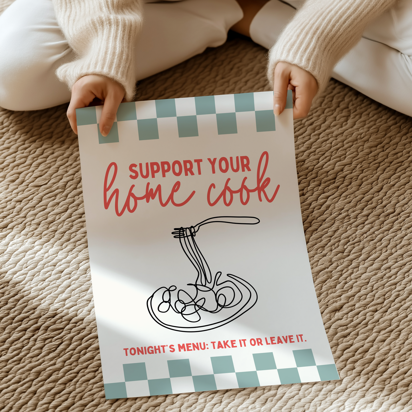 Support your home cook | UNFRAMED PRINT