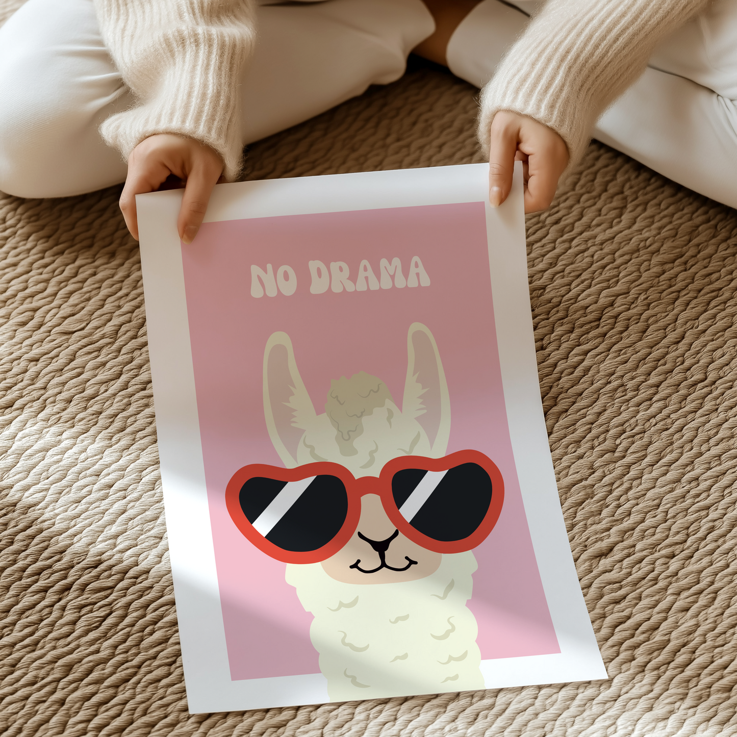 No Drama Llama | UNFRAMED PRINT