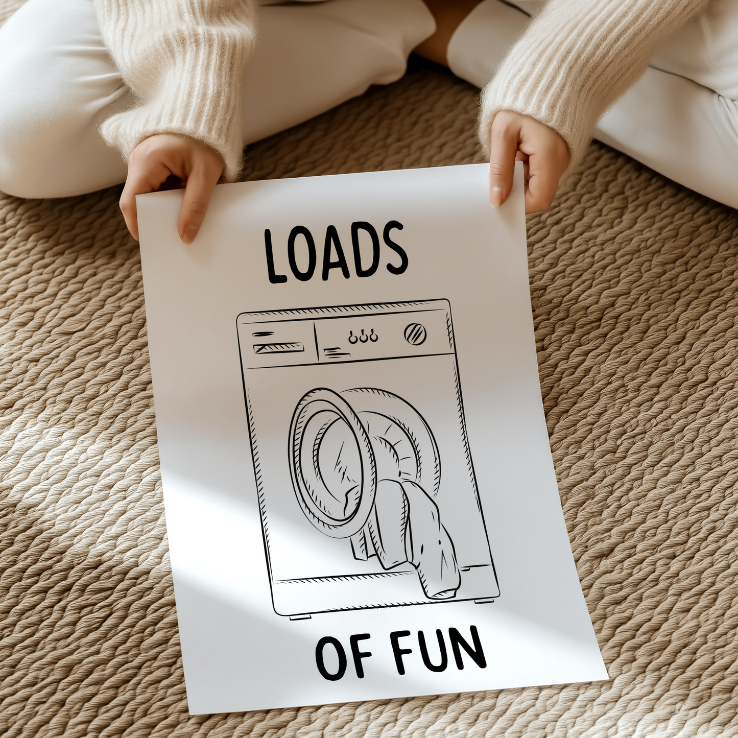 Loads of fun | UNFRAMED PRINT