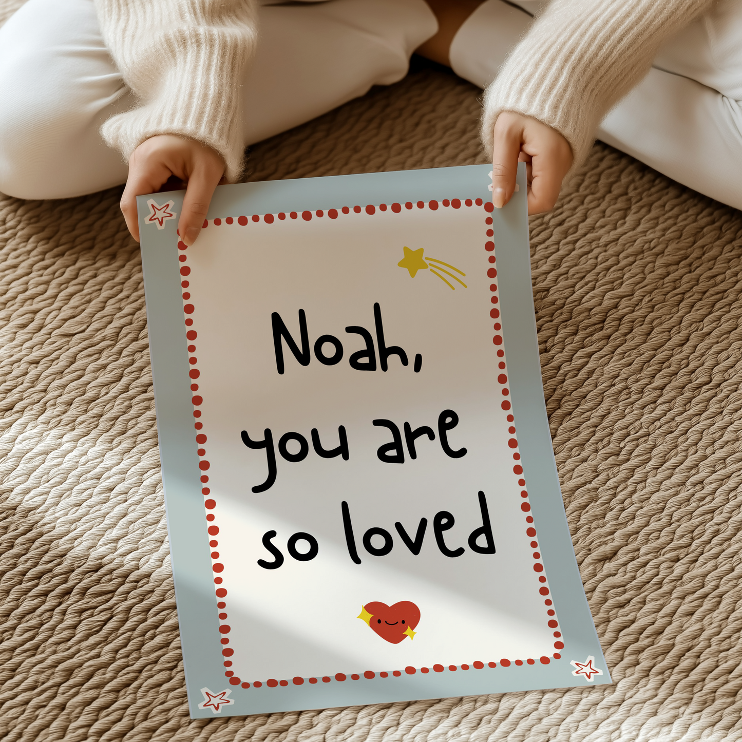 You are so loved | UNFRAMED PRINT
