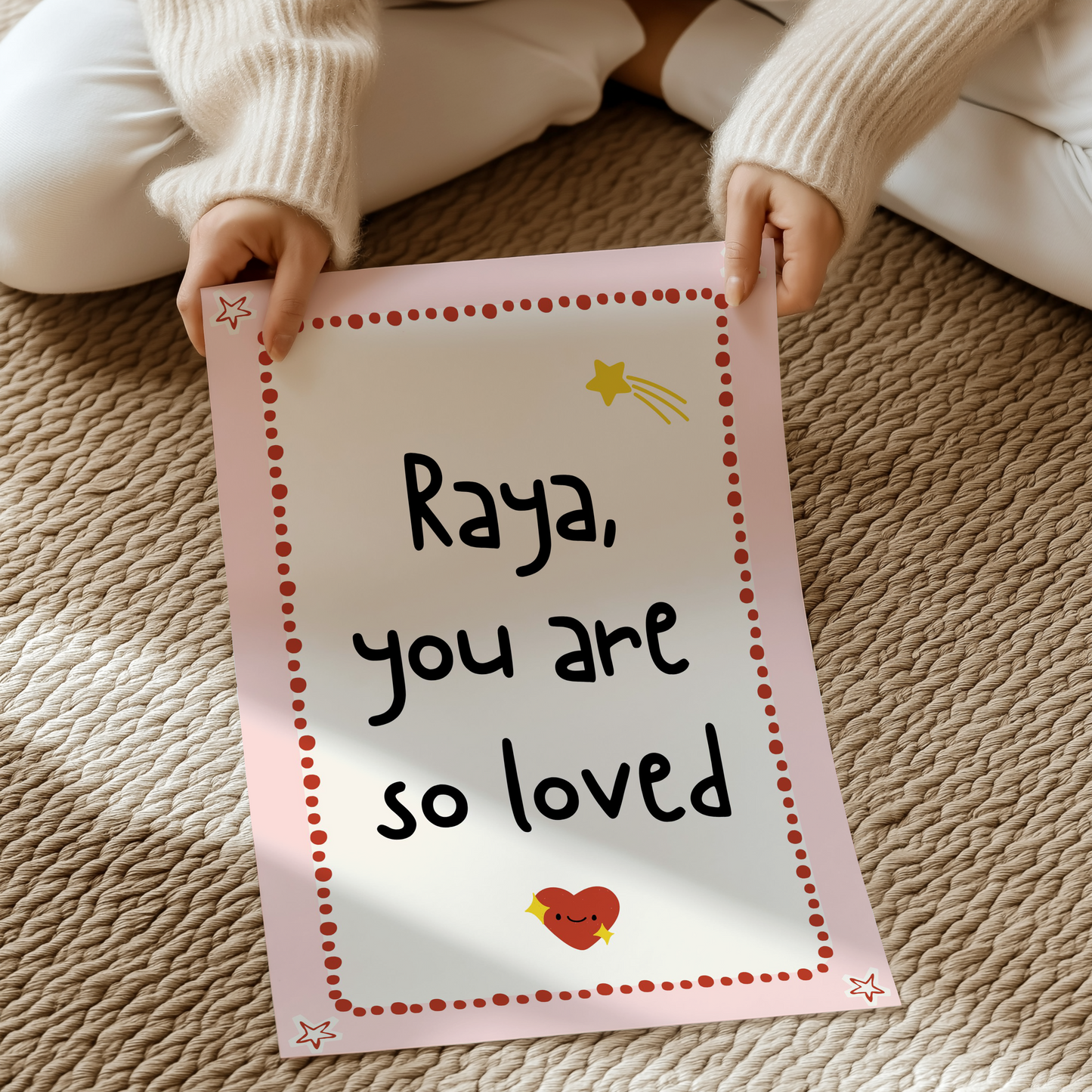 You are so loved | UNFRAMED PRINT