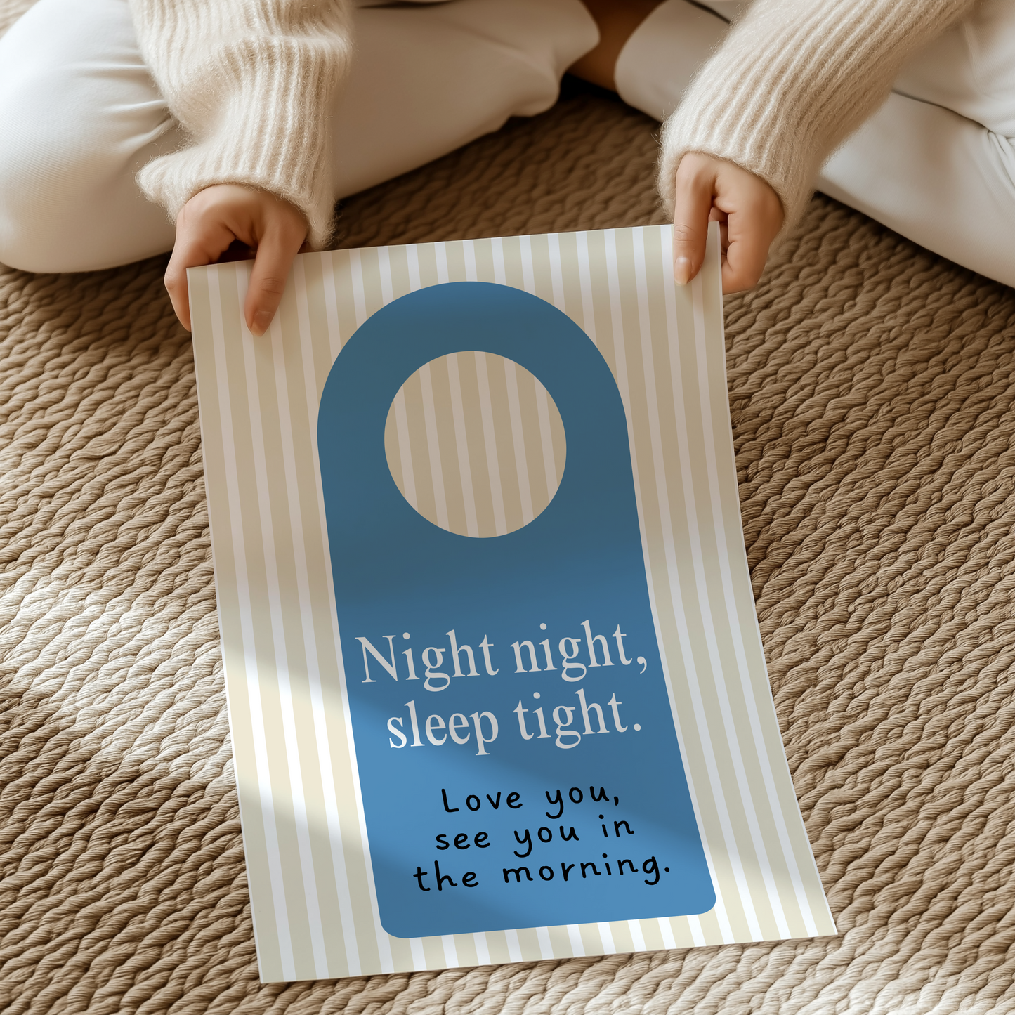 Night night, sleep tight, don't let the bedbugs bite | UNFRAMED PRINT