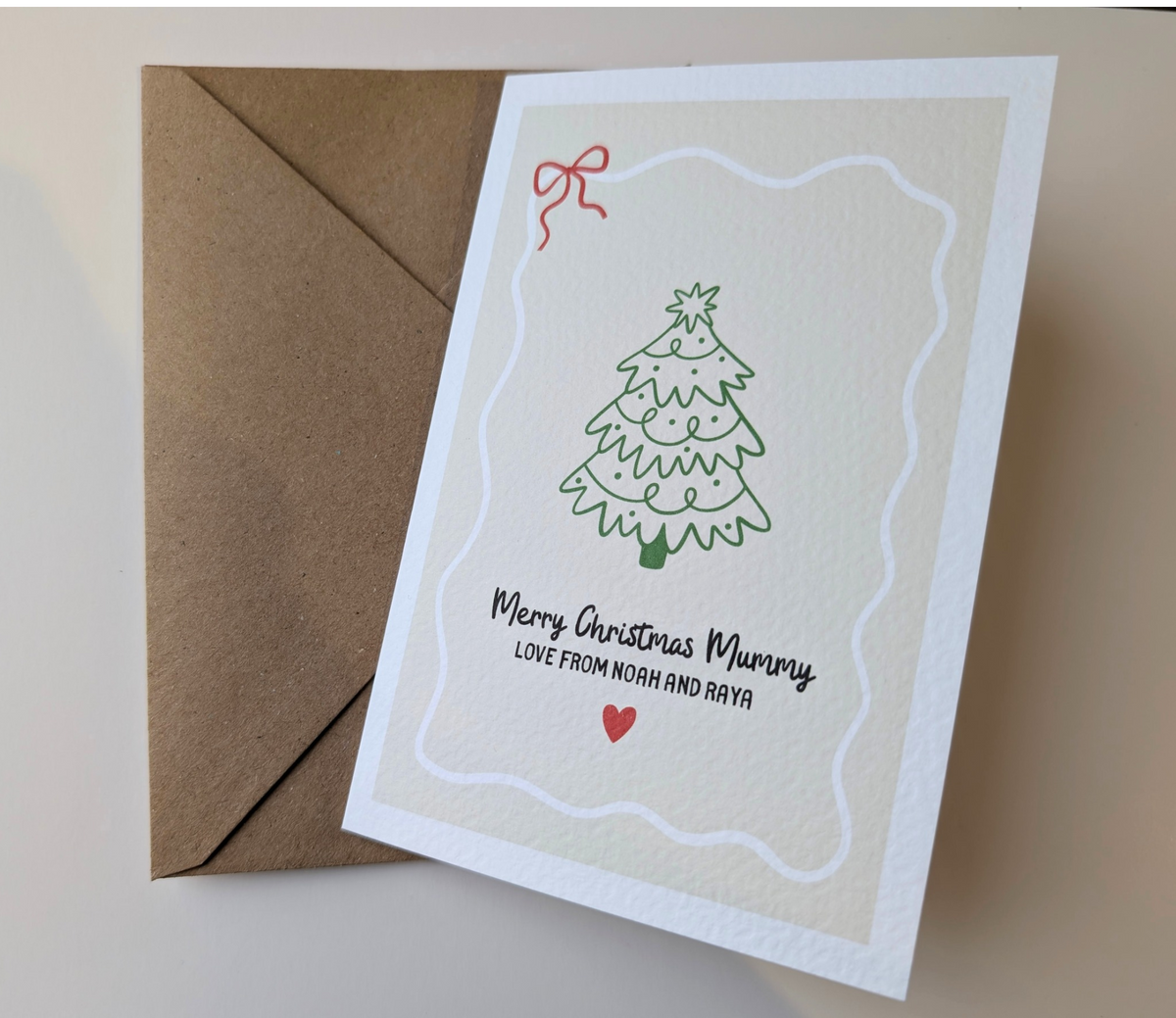 Merry Christmas Mummy, greeting card