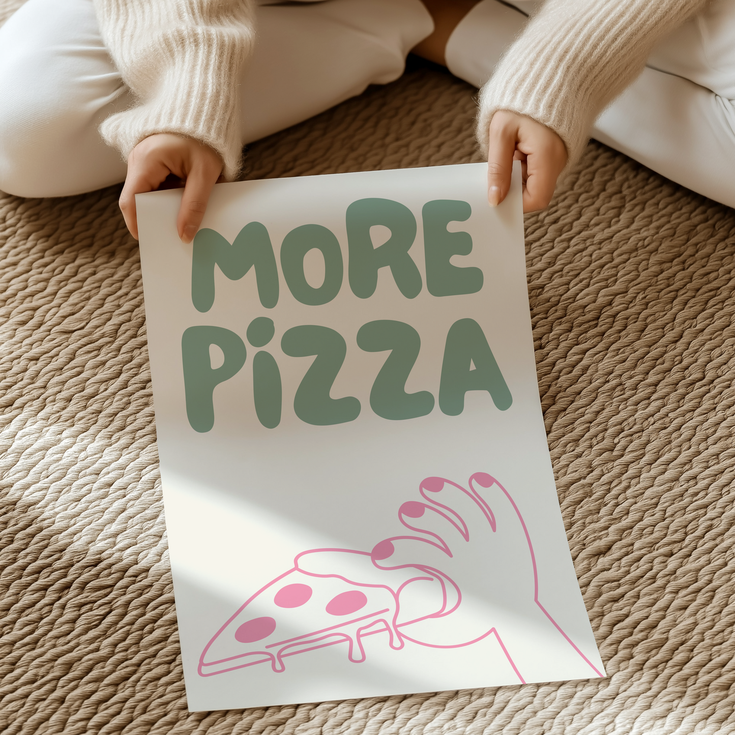 More pizza | UNFRAMED PRINT