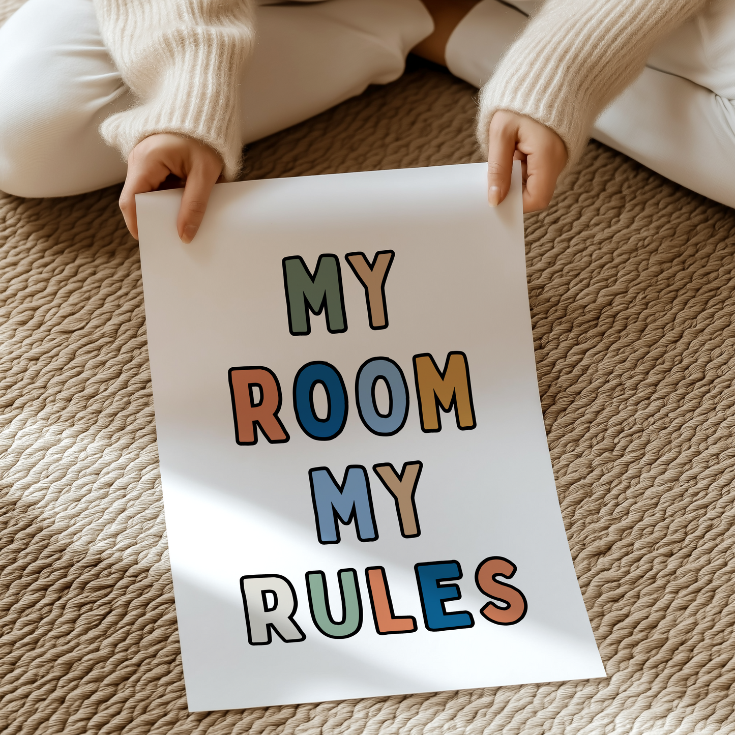 My room my rules | UNFRAMED PRINT