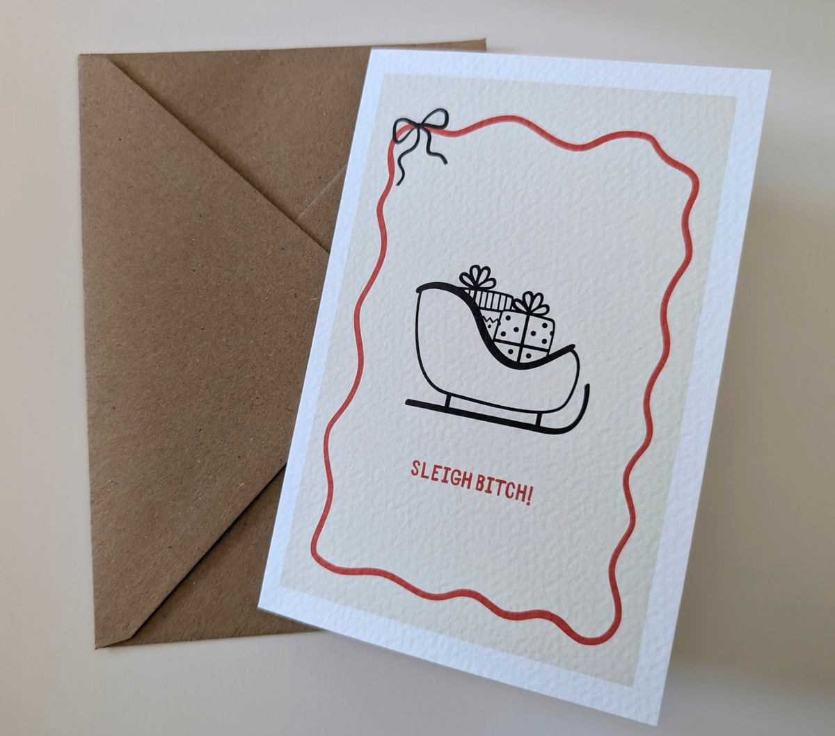 Merry Christmas ya filthy animal, greeting card
