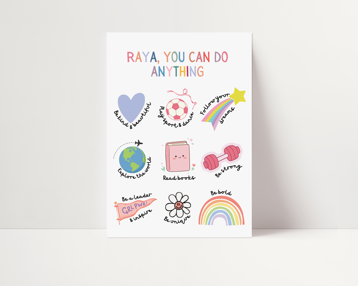 You can do anything *can be personalised with name* | UNFRAMED PRINT