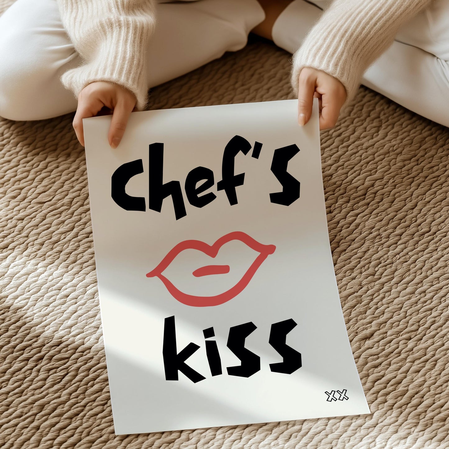 Chef's kiss | UNFRAMED PRINT