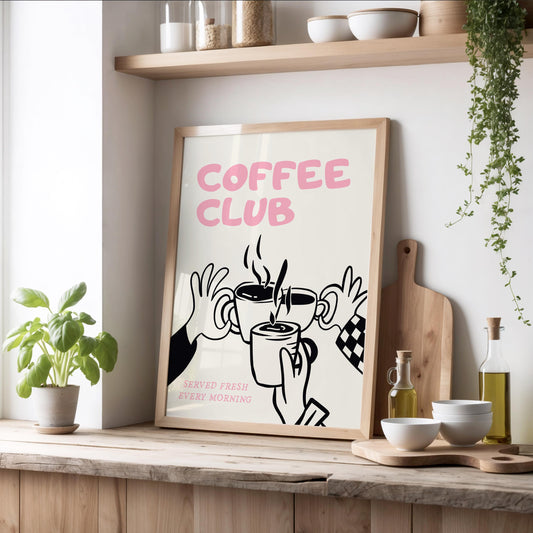Coffee Club | UNFRAMED PRINT