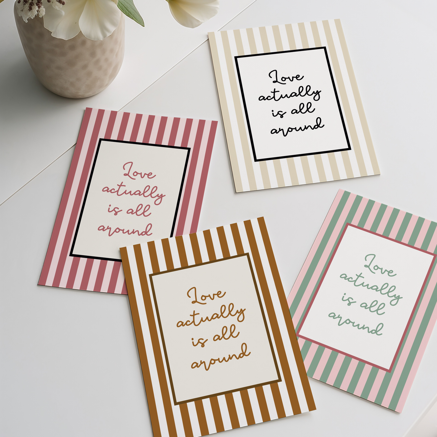 Love actually is all around | UNFRAMED PRINT
