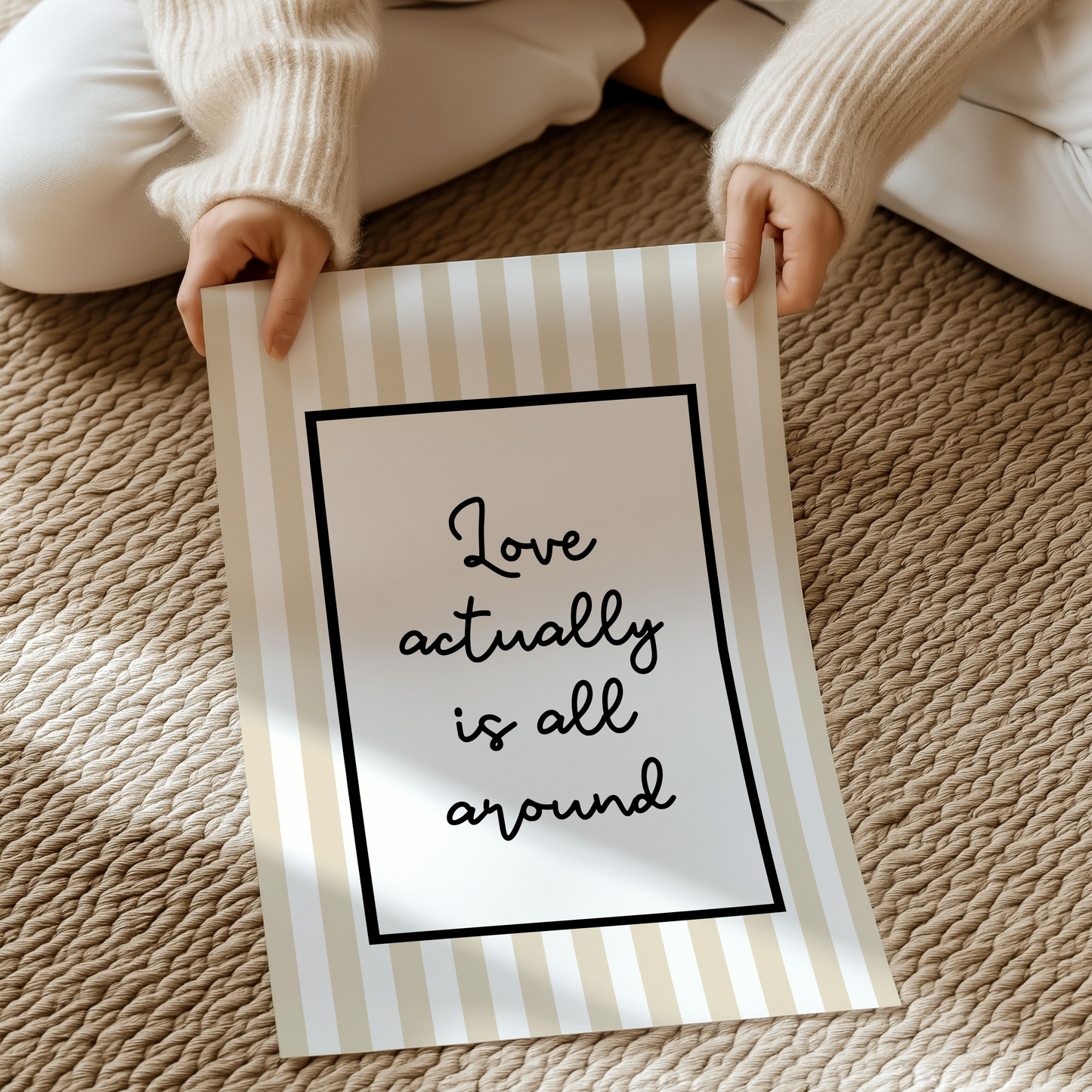 Love actually is all around | UNFRAMED PRINT