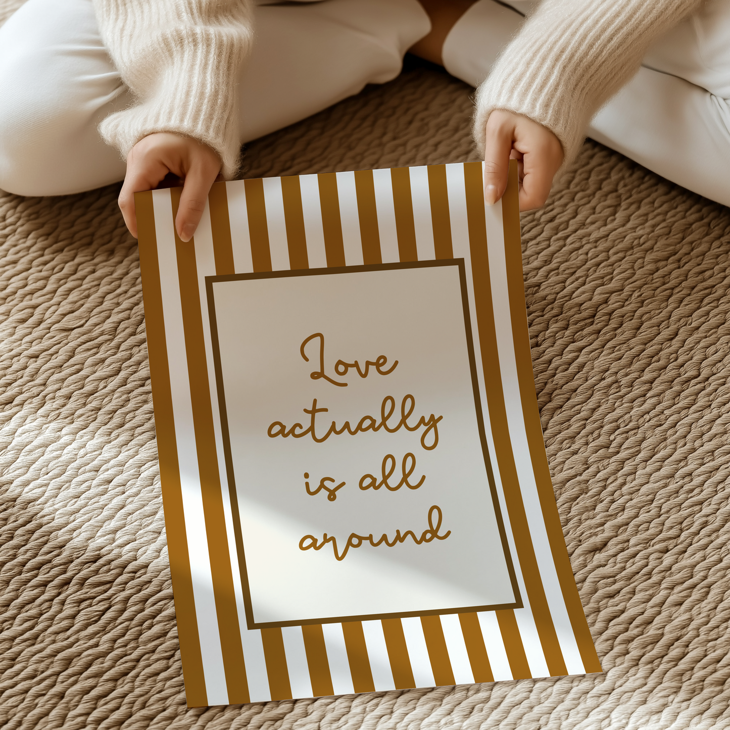 Love actually is all around | UNFRAMED PRINT