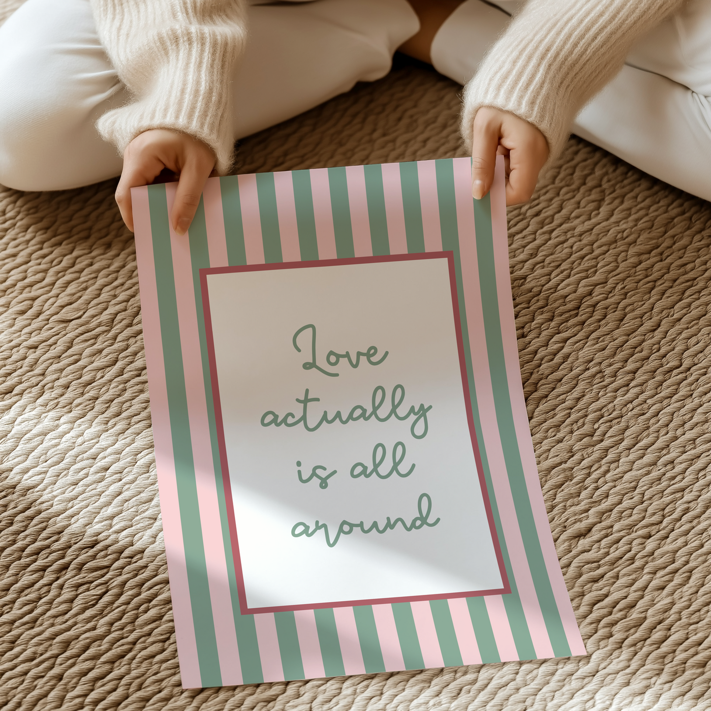 Love actually is all around | UNFRAMED PRINT