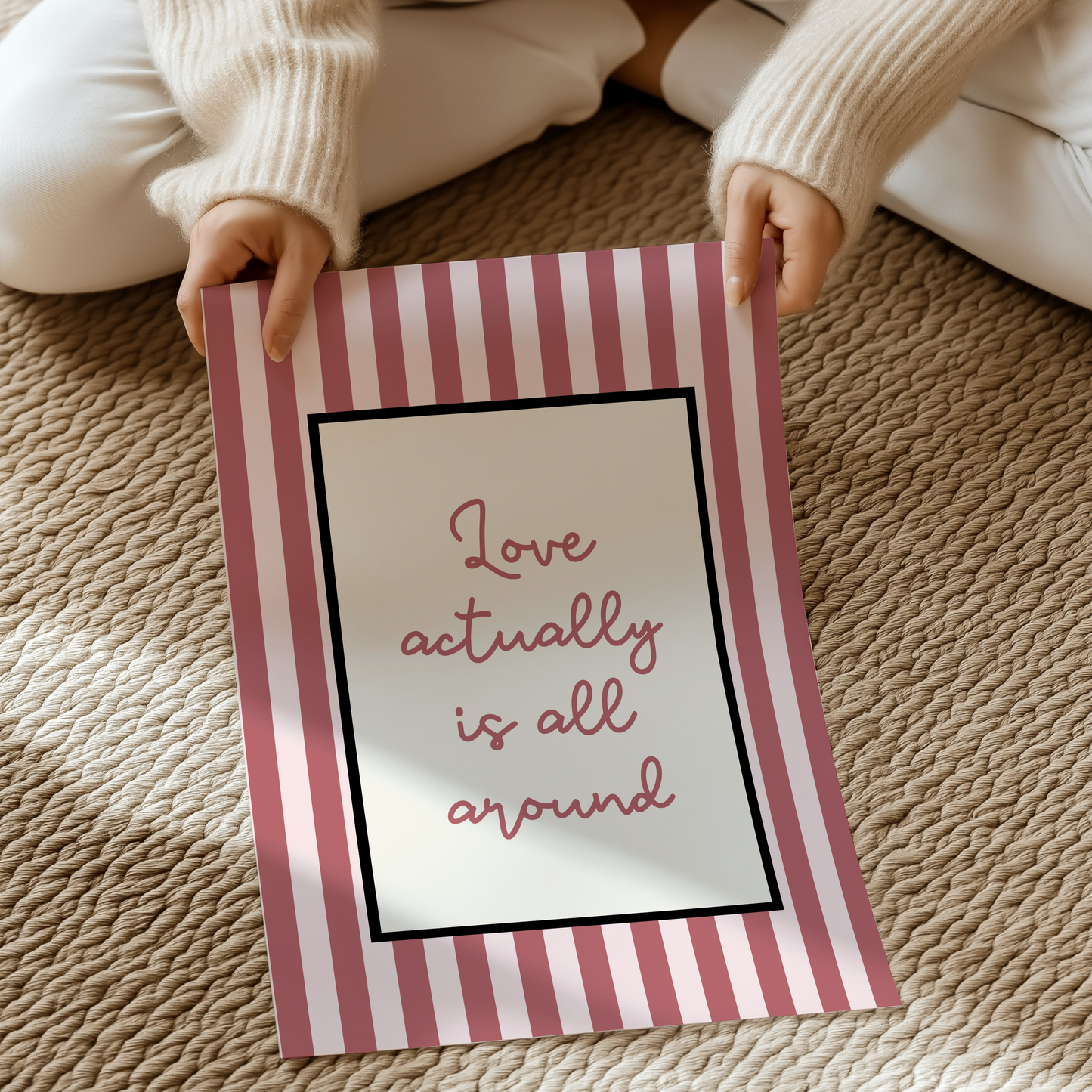 Love actually is all around | UNFRAMED PRINT