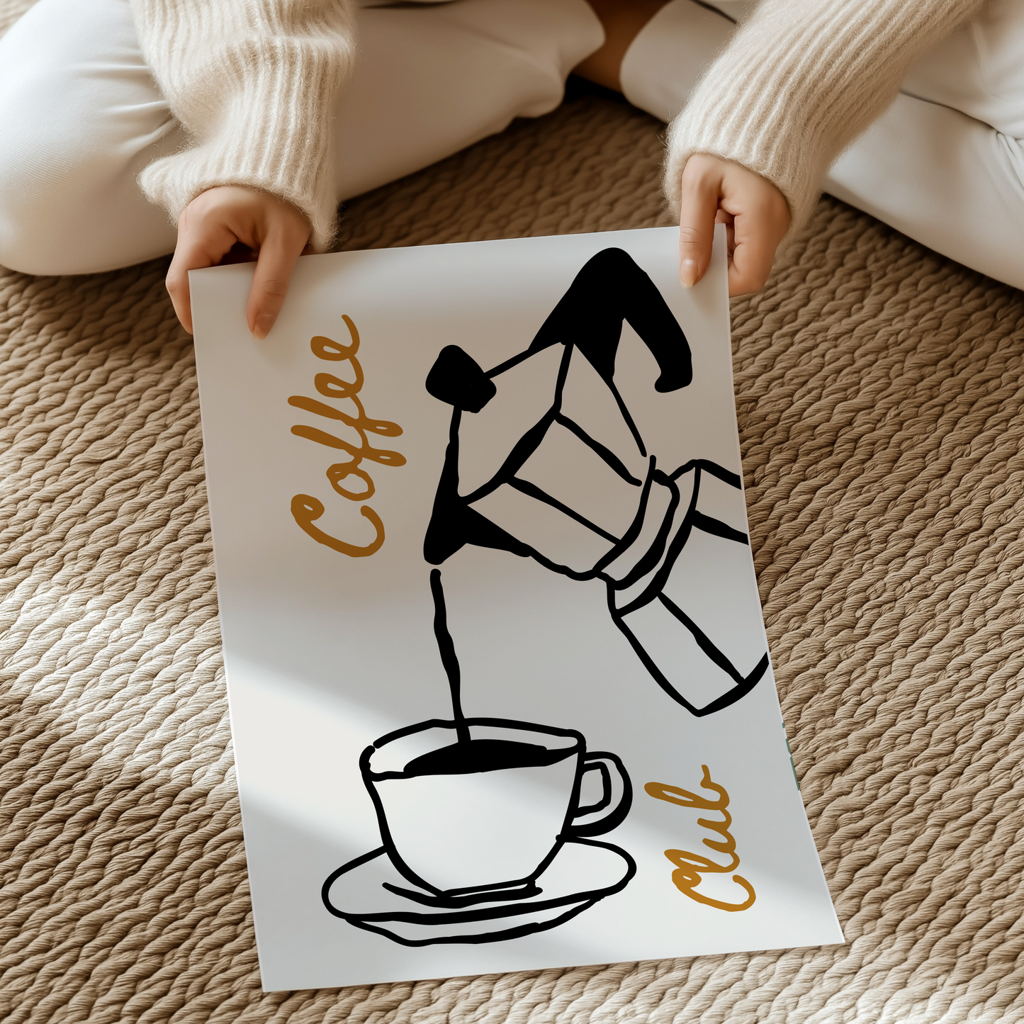Coffee club | UNFRAMED PRINT