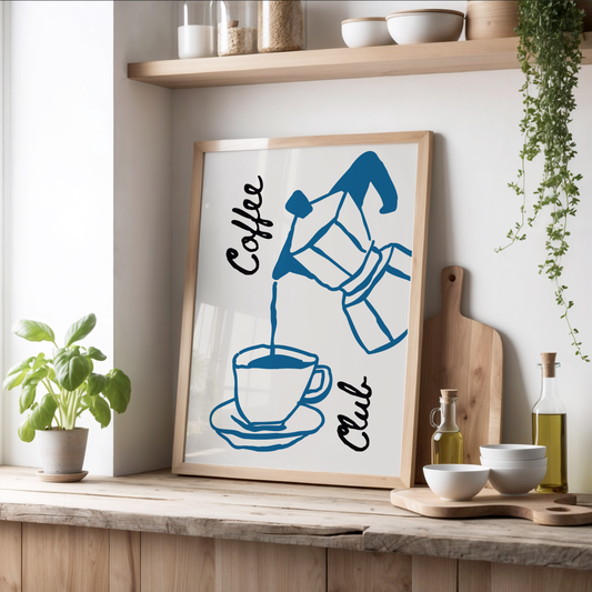 Coffee club | UNFRAMED PRINT