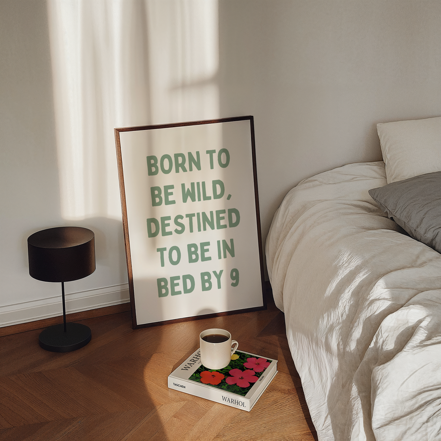 Born to be wild, destined to be in bed by 9 | UNFRAMED PRINT