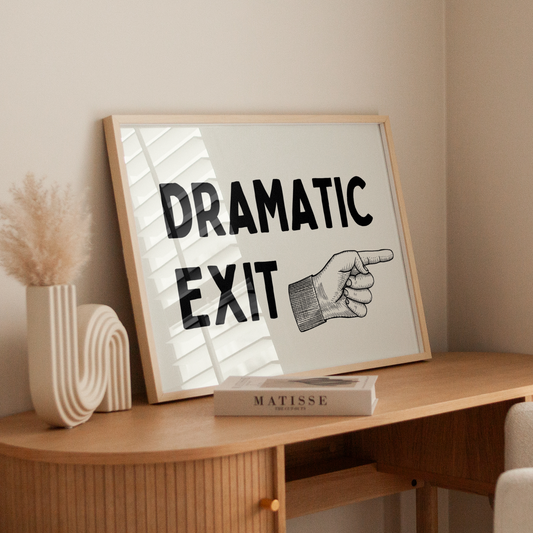 Dramatic exit | UNFRAMED PRINT | Landscape