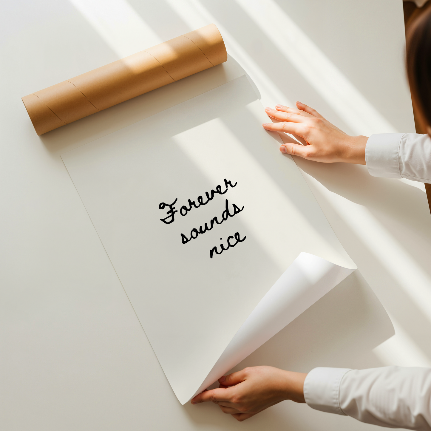 Forever sounds nice | UNFRAMED PRINT