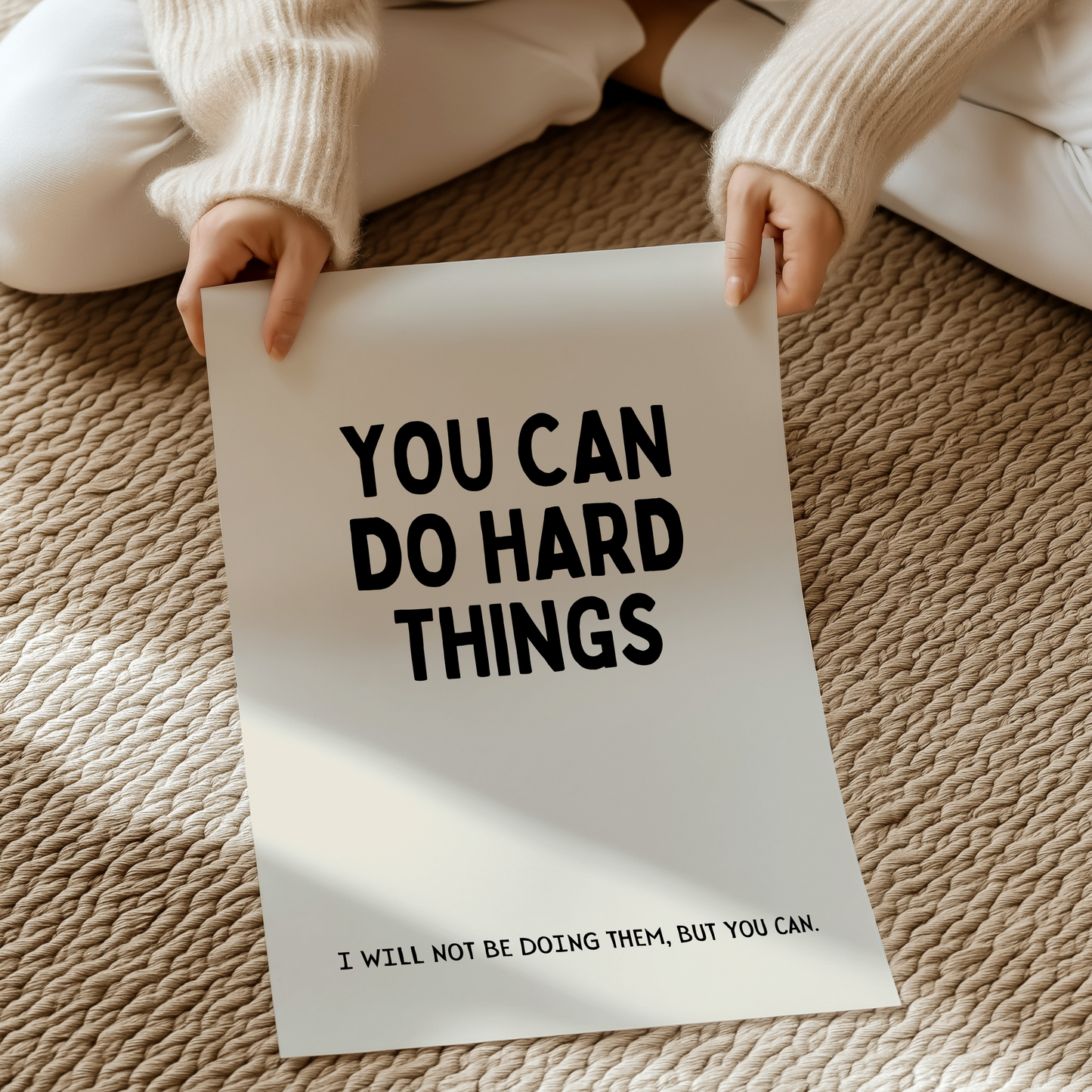 You can do hard things | UNFRAMED PRINT