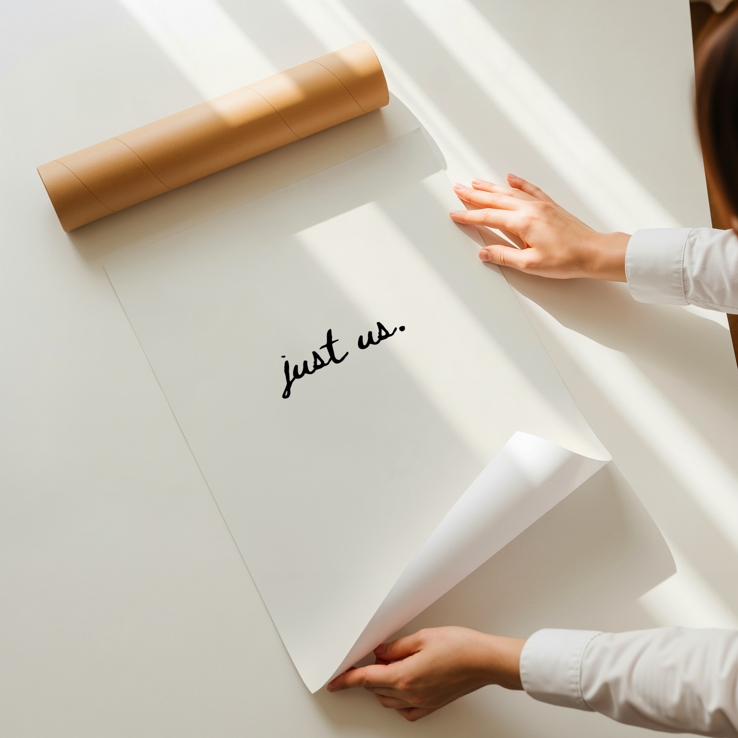 Just us. | UNFRAMED PRINT