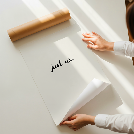 Just us. | UNFRAMED PRINT