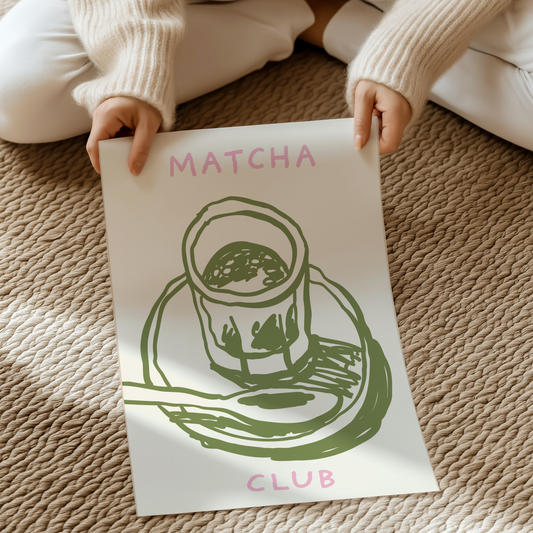 Matcha Club | UNFRAMED PRINT