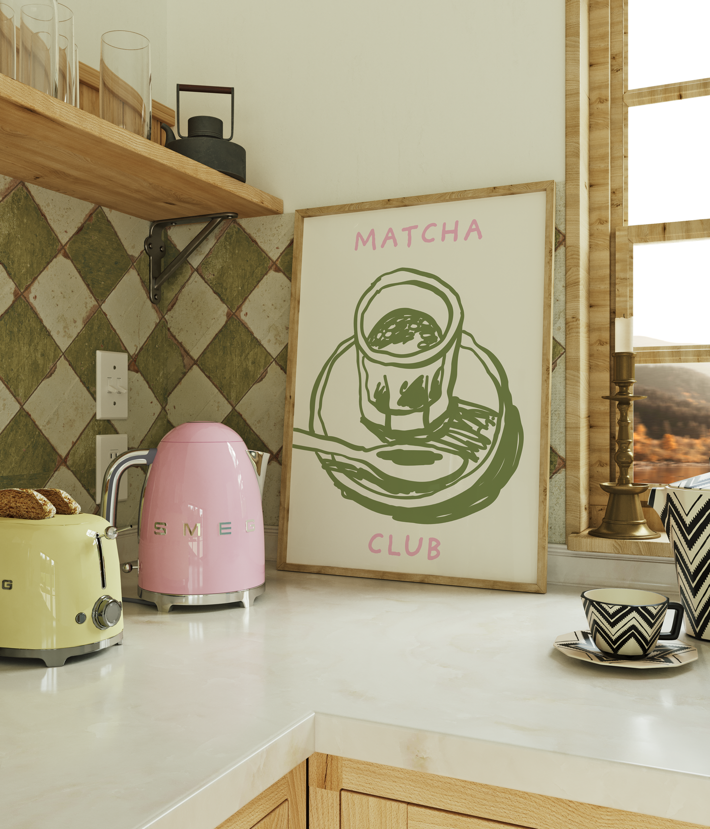 Matcha Club | UNFRAMED PRINT