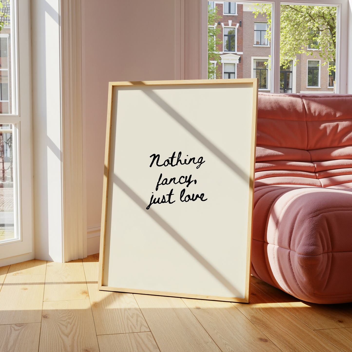 Nothing fancy, just love | UNFRAMED PRINT